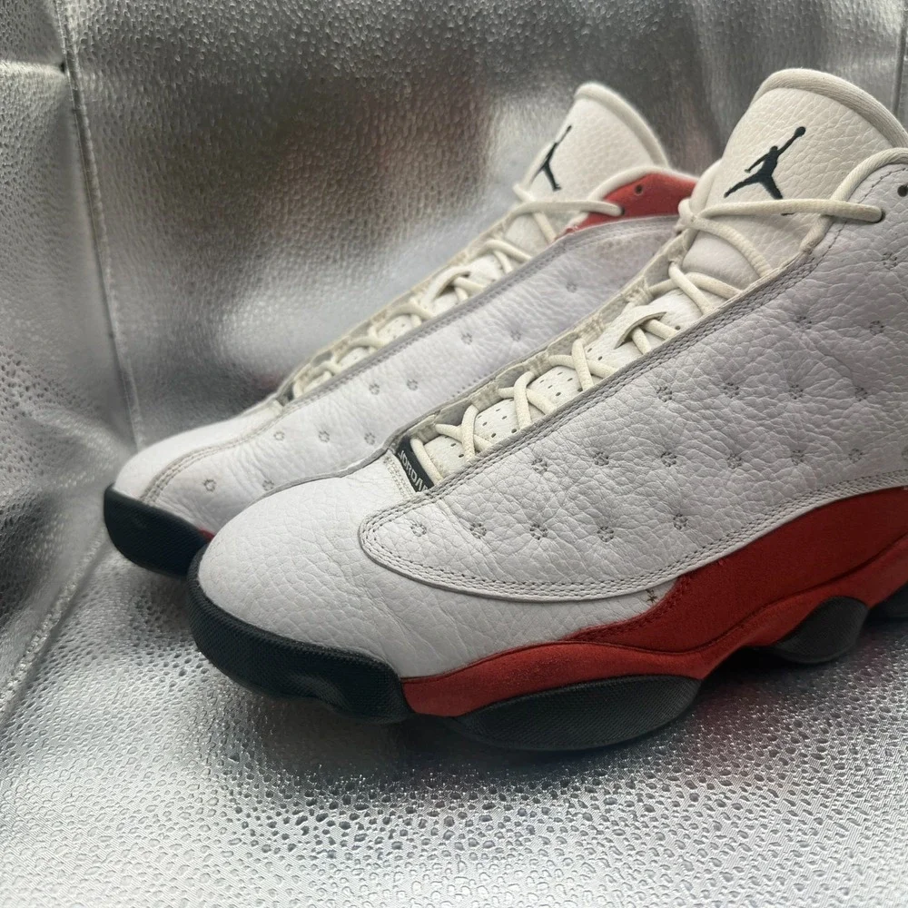 Size 8.5 Jordan 13 Retro Chicago 2016 White/Black-True Red Mens Shoes 414571-122